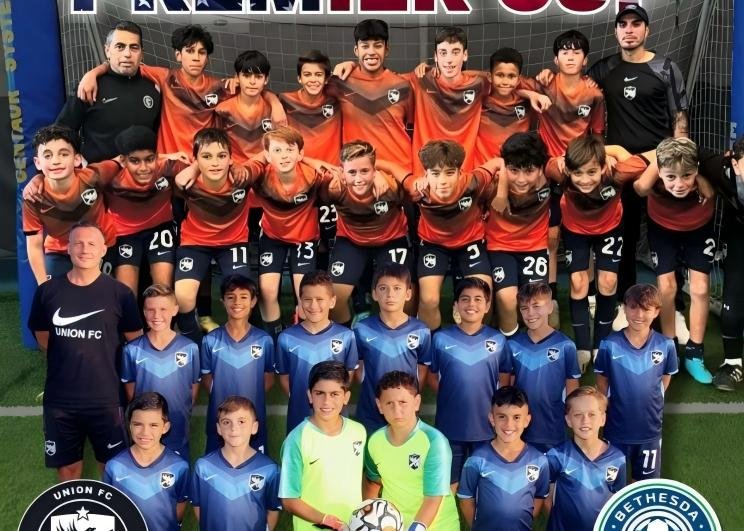 Luigi's Soccer Team wearing JuHongsport custom jerseys