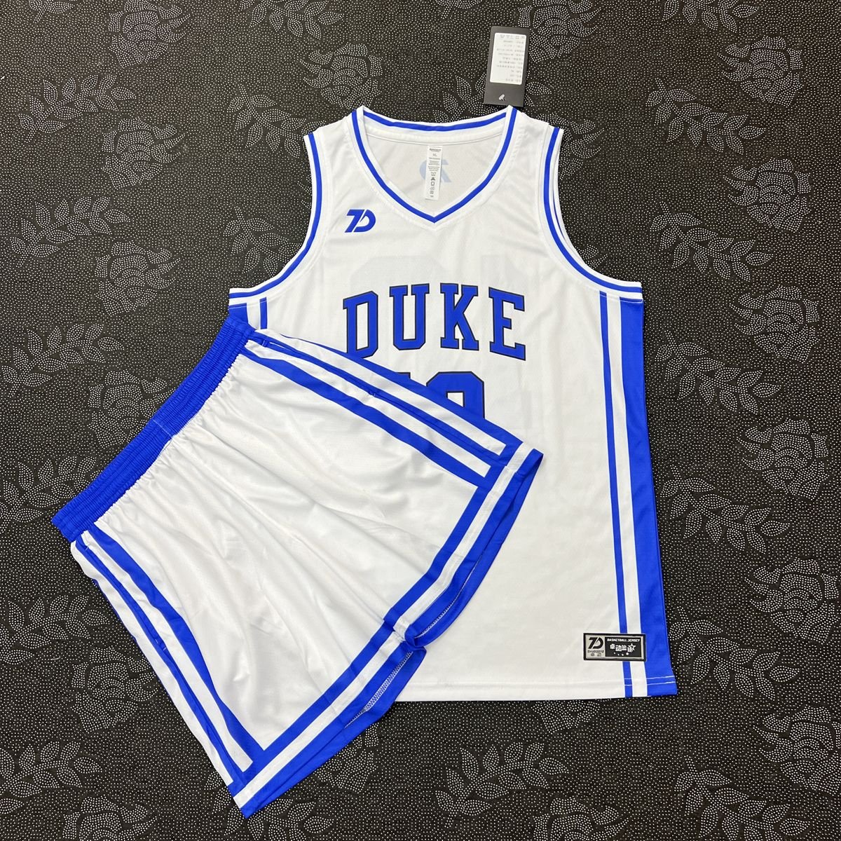 Custom basketball uniform with breathable mesh fabric