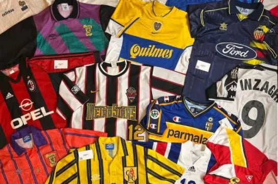 Retro Soccer Shirt Catalog