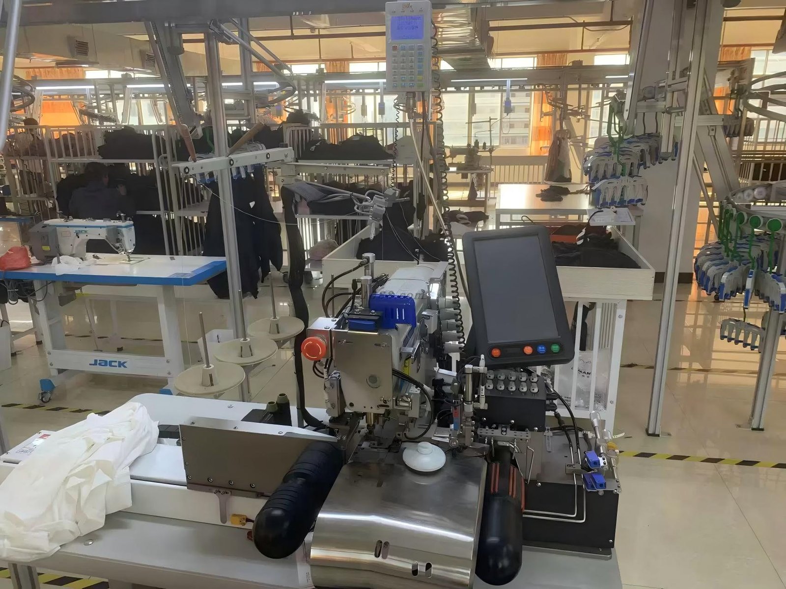 JuHong Sports embroidery and screen printing capabilities for personalized sports apparel