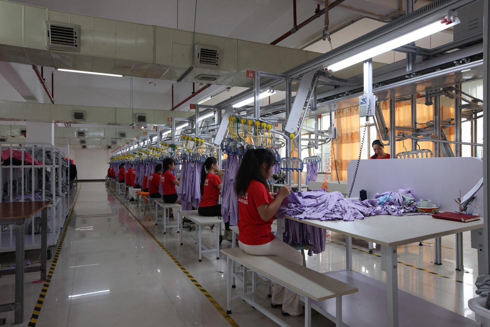 JuHong Sports quality inspection process for custom football jerseys and sports uniforms