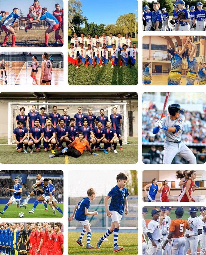 Full soccer uniform set -- home and away kit custom manufacturing from China